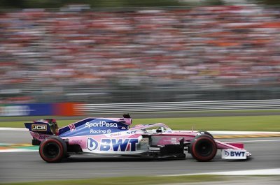 Pour Racing Point, Sergio Perez marque de bons points en Italie
