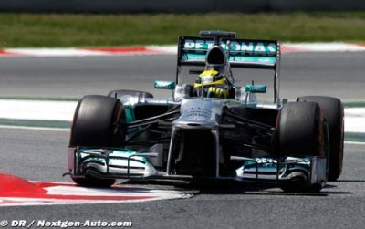 Barcelone&nbsp;: Rosberg en pole, Hamilton à ses côtés