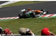 Force India perd du terrain sur Sauber