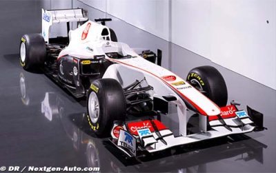 Kobayashi and Pérez unveil the Sauber C30-Ferrari