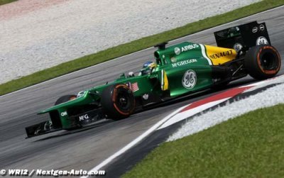 Les Caterham sont devancées par une Marussia