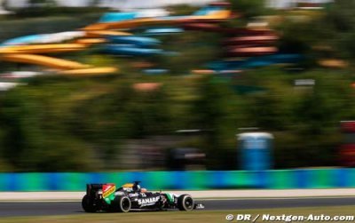 FP1 & FP2 - Hungarian GP report: Force India Mercedes