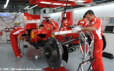 Ferrari à fond sur 2012