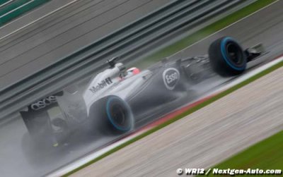 La McLaren n’aimait pas la pluie aujourd’hui
