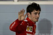 Bon perdant, Leclerc veut retenir le ‘rythme très solide' de Ferrari à Bahreïn