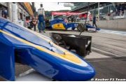 Un nez court sur la Sauber C34 à Singapour