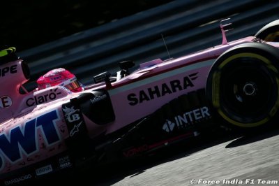 Force India&nbsp;: Ocon déçu le matin, ravi l’après-midi
