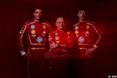 Blue livery and logo for Ferrari in 100m F1 deal