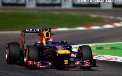 Sebastian Vettel seul au monde à Monza