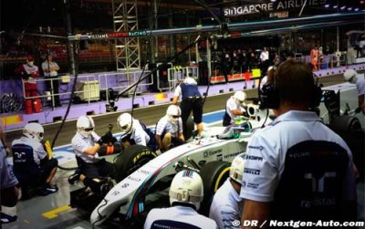 La Williams n’aime pas trop le circuit de Singapour