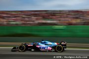 Alonso 5e et 'très content' de l'avance prise par Alpine F1 au championnat