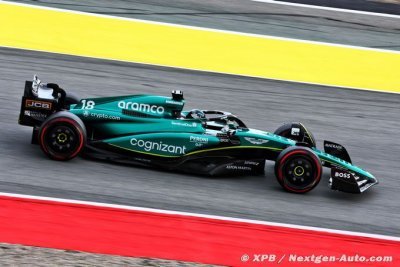 Aston Martin F1&nbsp;: Battu par Stroll, Alonso a dû se qualifier avec une AMR23 endommagée