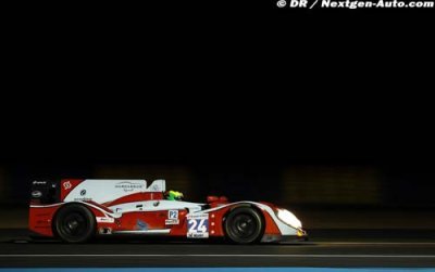 La LMP2 Morgan-Judd n°24 de OAK Racing obligée de se retirer