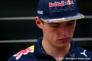 Verstappen : Je resterai le même, malgré les critiques