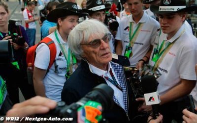 Ecclestone&nbsp;: Comme si chaque course se déroulait sous la pluie