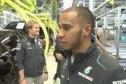 Video - Hamilton, Rosberg & Wolff at the Sindelfingen factory