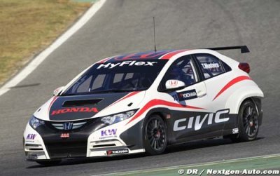 Monteiro prépare la première course de WTCC de la Honda Civic  