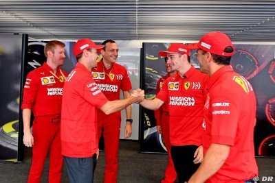 Drivers deny battle for third about Ferrari hierarchy