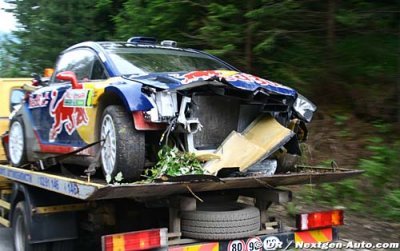 Kimi a non starter after shakedown smash