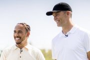 Hamilton a participé à un tournoi de golf caritatif avec Tom Brady