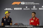 Vettel n'a aucun problème à accueillir Ricciardo chez Ferrari