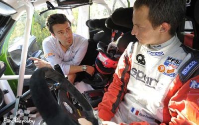 Premiers tours de roues pour Campana avec la Mini WRC