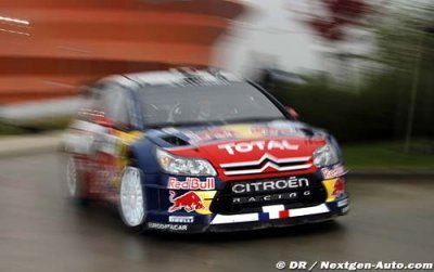 Loeb the early leader in France