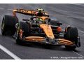 McLaren F1 : Norris 's'attendait à pire' en qualifications avec la pluie