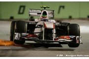Sauber sauve un point à Singapour