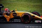 Hulkenberg trahi par son DRS, Palmer 12e pour Renault F1