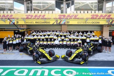 Renault F1&nbsp;: Abiteboul se félicite des ’fondations’ bâties cette année