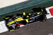 Renault constate un manque de performance à Abu Dhabi
