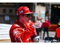Räikkönen est heureux de retrouver la pole position