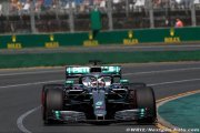 Melbourne, FP2: Hamilton heads Mercedes 1-2 in second practice