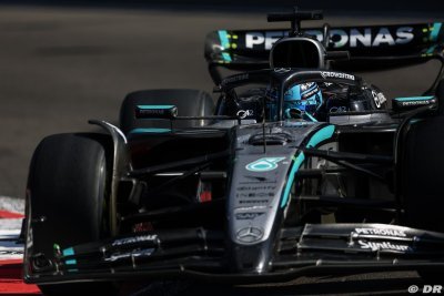 Russell révèle l’interdiction de Mercedes F1 de faire une expérience ’trop dangereuse’