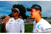 Mercedes : Le statut de guerre ouverte entre Lewis et Nico officiellement maintenu