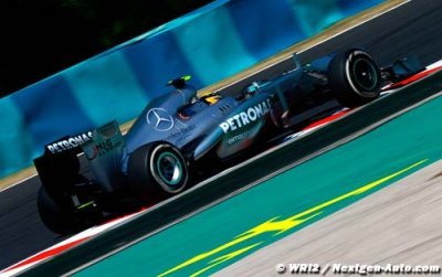 Mercedes a eu peur sur la fin de la course