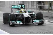 Rosberg était content de rouler sur piste humide
