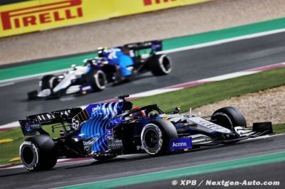 Williams F1 pensait pouvoir faire un seul arrêt au Qatar