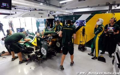 La Caterham CT01 évolue pour Abu Dhabi