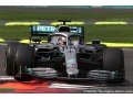 Hamilton a dû changer de style de pilotage au volant d'une Mercedes endommagée