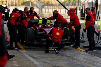 Ferrari a fait le shakedown de sa F1-75 à Barcelone