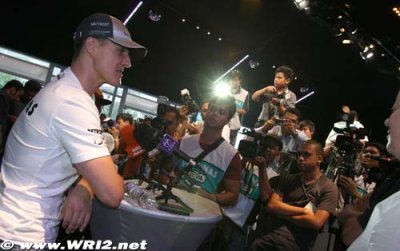 Michael Schumacher ne ressent aucun stress
