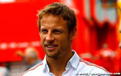 Button et Lowdon au marathon de Londres
