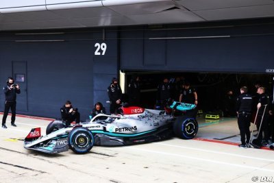 Mercedes F1 a détecté les problèmes de la W13 en février