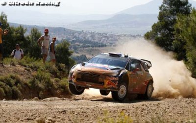 Saturday wrap: Loeb leads after dramatic day two