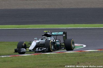 Suzuka, L3&nbsp;: Rosberg toujours en tête, Ricciardo et Vettel suivent