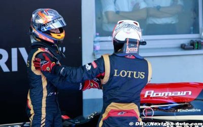 Grosjean souhaite que Räikkönen reste chez Lotus
