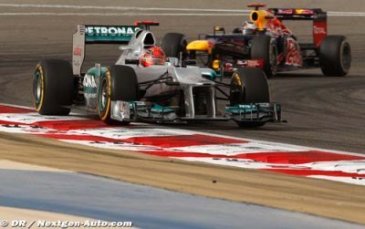 Michael Schumacher endures 5-place grid drop