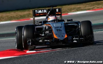 La VJM08 accumule 158 tours, Hulkenberg impressionné